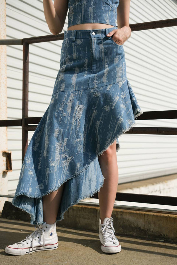 breezy-adoration-denim-skirt Flying Tomato-Sophia's StyleSKIRTS-1